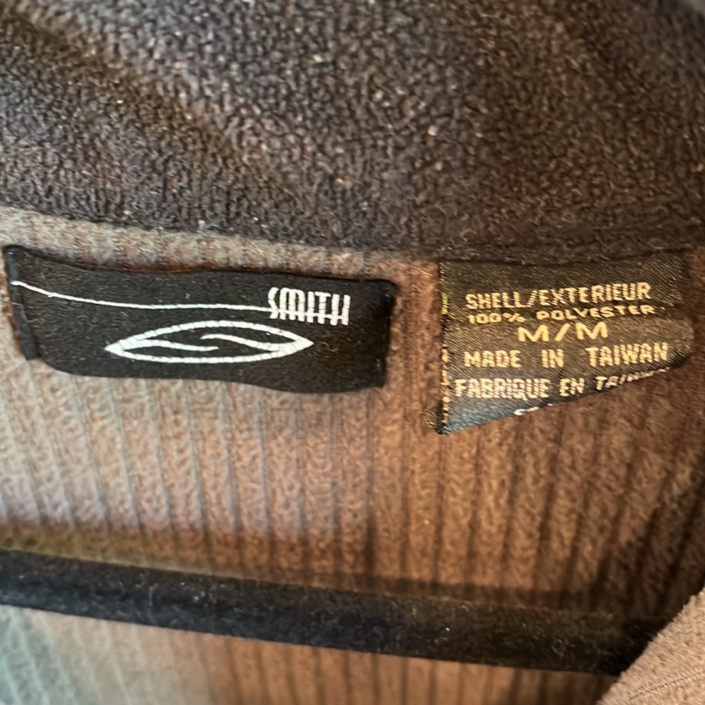 Dark green Smith sweatshirt size M 3/4 zip pullover gently used - Picture 4 of 4